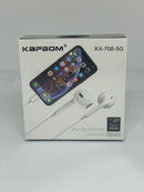 Fone de Ouvido com Fio para iPhone Original Estilo Lightning com Microfone e Controle de Volume