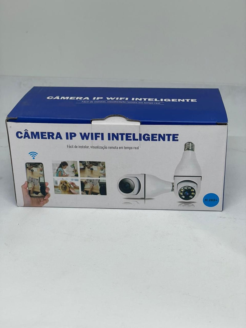 Câmera de Bocal 360° Wi-Fi — Monitoramento Remoto Full HD